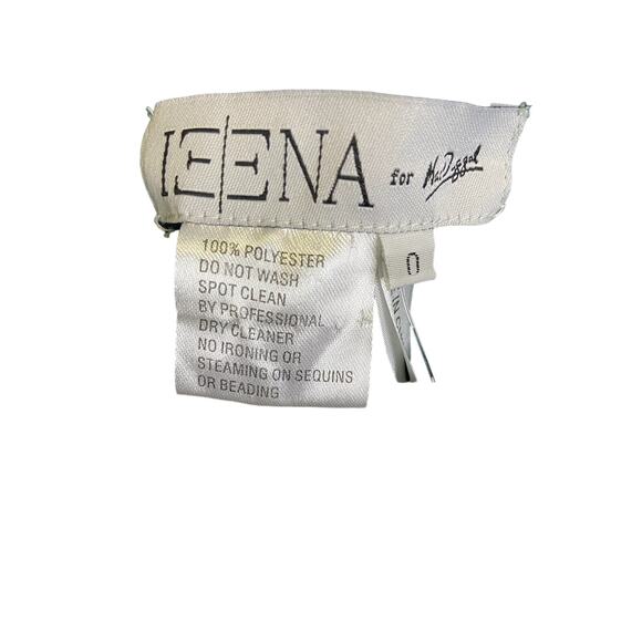 Ieena for Mac Duggal 26554 High Slit Long Sleeve Gown Maxi Emerald Green Size 0 - Picture 11 of 13